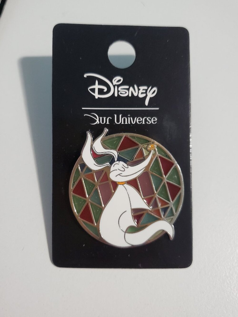 Disney Nightmare Before Christmas Stained Glass Zero Enamel Pin